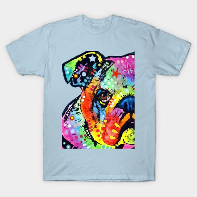 Lovely Multicolor Dog T-Shirt by Cee_Why